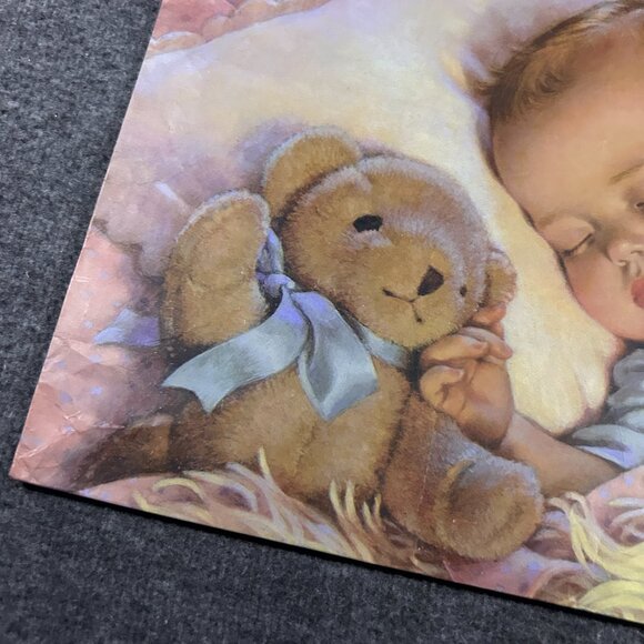 NOS‎ Vintage 90s  American Greetings Gift Bag Baby Pastel Teddy Bear - Picture 3 of 11